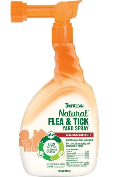 32oz Tropiclean Flea & Tick Spray For Yard - Flea & Tick